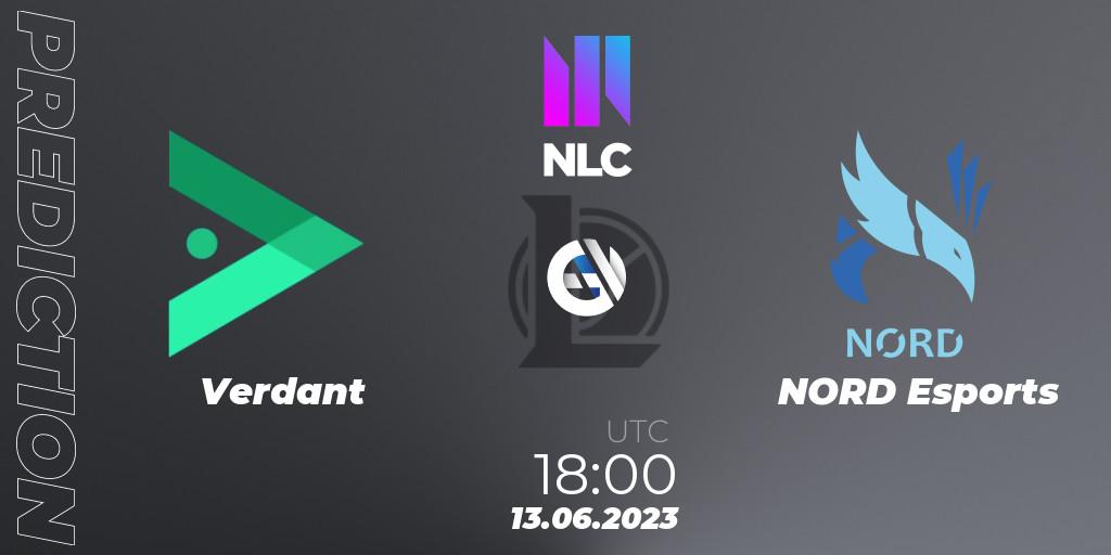 Prognoza Verdant - NORD Esports. 13.06.23, LoL, NLC Summer 2023 - Group Stage