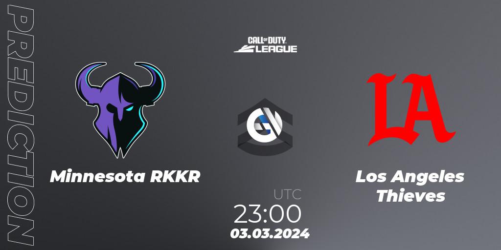 Prognoza Minnesota RØKKR - Los Angeles Thieves. 03.03.2024 at 23:00, Call of Duty, Call of Duty League 2024: Stage 2 Major Qualifiers