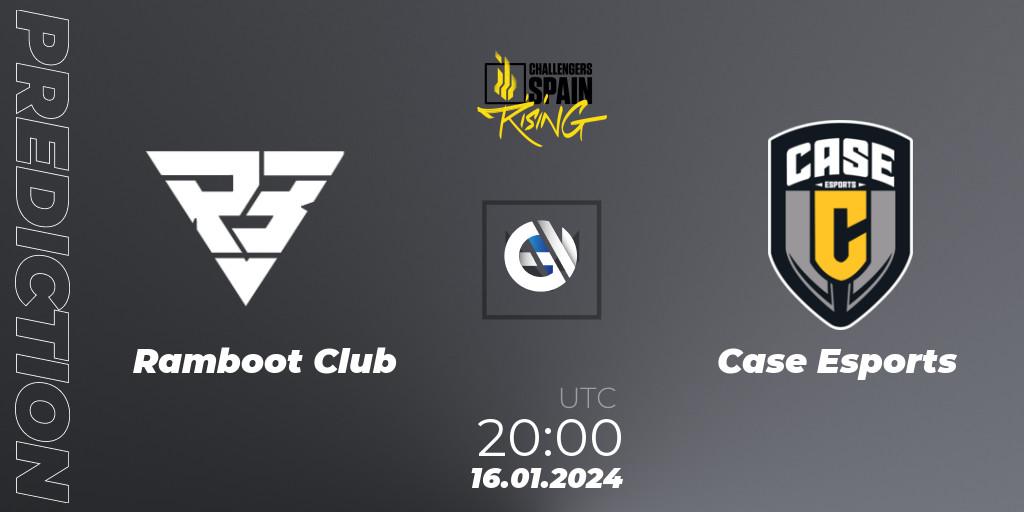 Prognoza Ramboot Club - Case Esports. 16.01.2024 at 19:50, VALORANT, VALORANT Challengers 2024 Spain: Rising Split 1