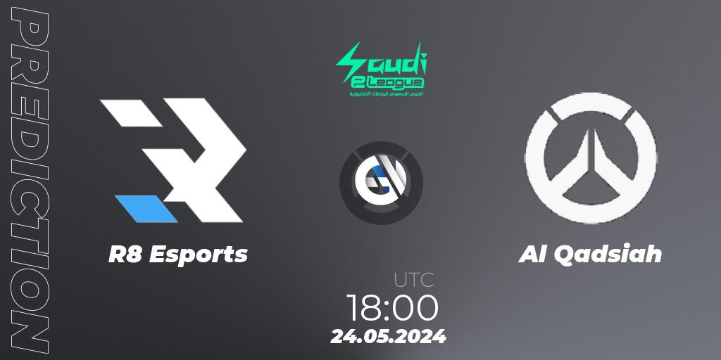 Prognoza R8 Esports - Al Qadsiah. 24.05.2024 at 18:00, Overwatch, Saudi eLeague 2024 - Major 2 Phase 2