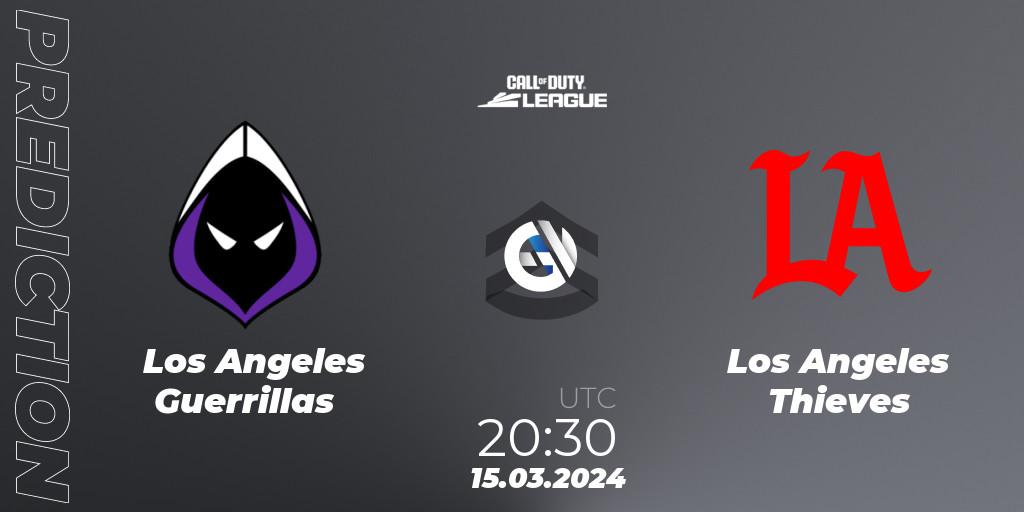 Prognoza Los Angeles Guerrillas - Los Angeles Thieves. 15.03.2024 at 20:30, Call of Duty, Call of Duty League 2024: Stage 2 Major Qualifiers