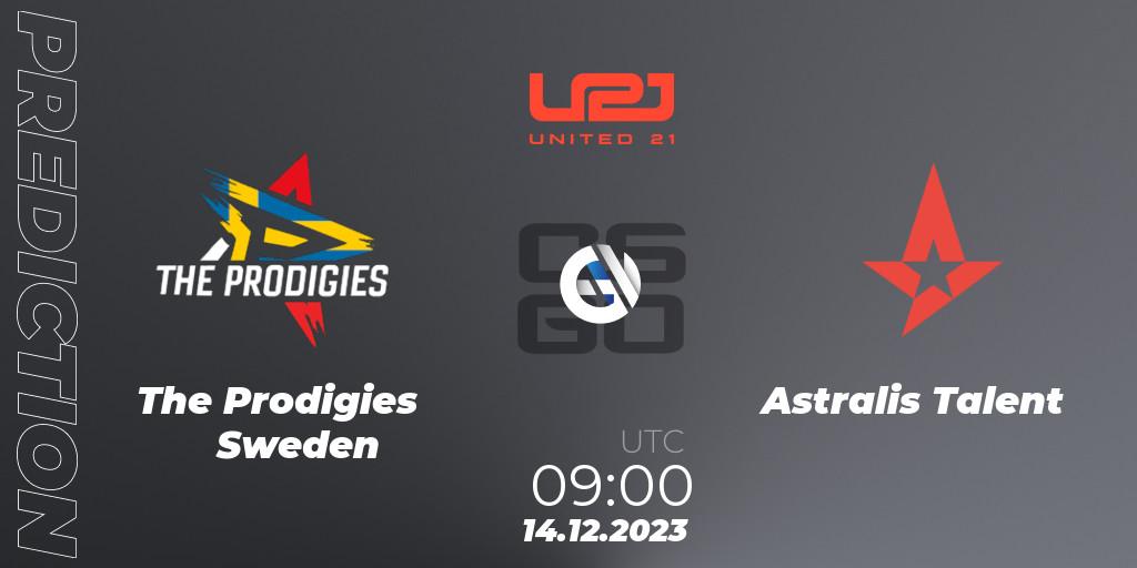 Prognoza The Prodigies Sweden - Astralis Talent. 14.12.2023 at 09:00, Counter-Strike (CS2), United21 Season 9