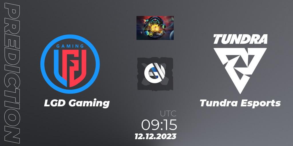 Prognoza LGD Gaming - Tundra Esports. 12.12.23, Dota 2, ESL One - Kuala Lumpur 2023