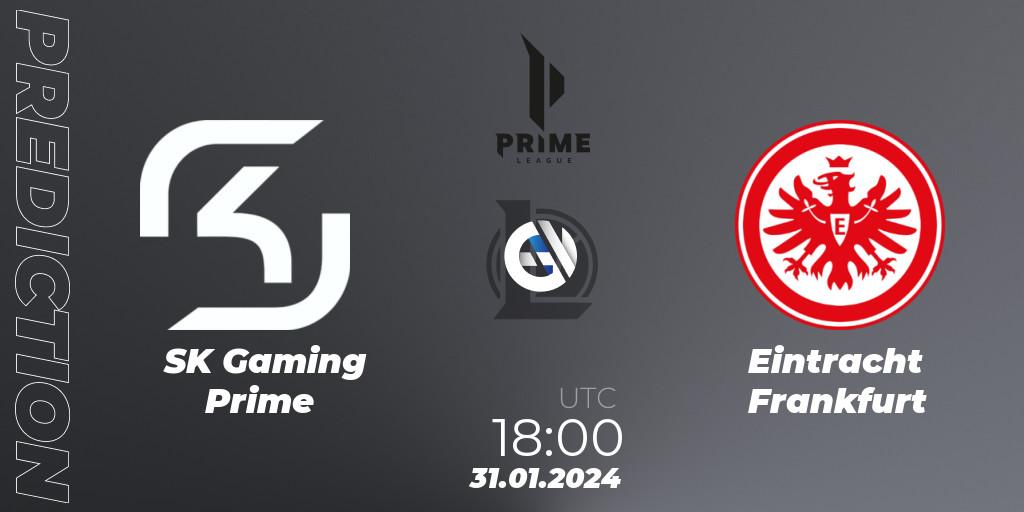 Prognoza SK Gaming Prime - Eintracht Frankfurt. 31.01.2024 at 18:00, LoL, Prime League Spring 2024 - Group Stage