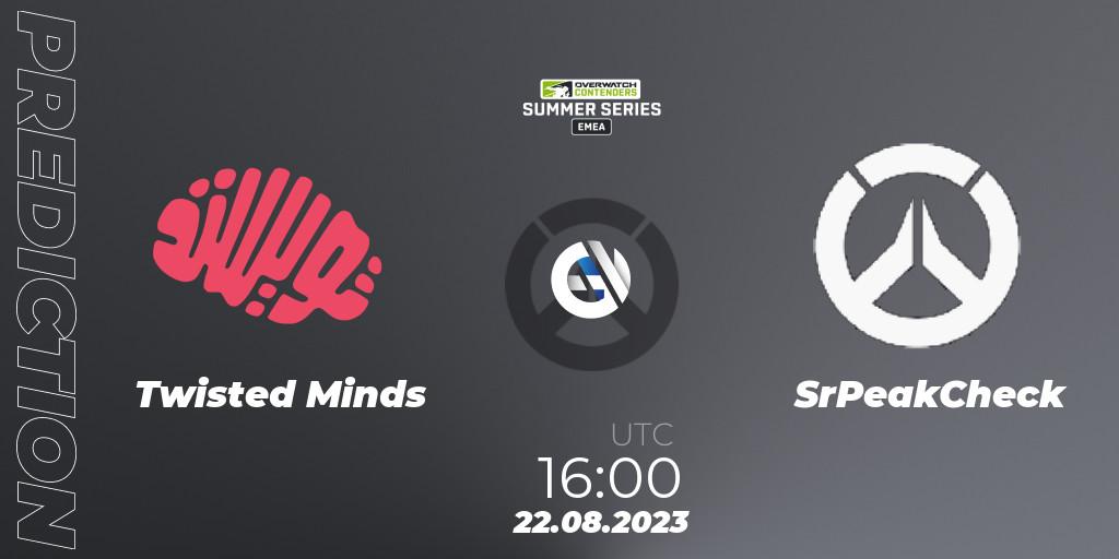Prognoza Twisted Minds - SrPeakCheck. 22.08.2023 at 16:00, Overwatch, Overwatch Contenders 2023 Summer Series: Europe