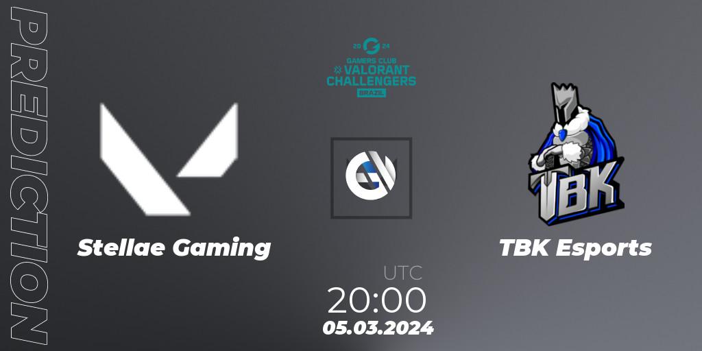 Prognoza Stellae Gaming - TBK Esports. 05.03.24, VALORANT, VALORANT Challengers Brazil 2024: Split 1