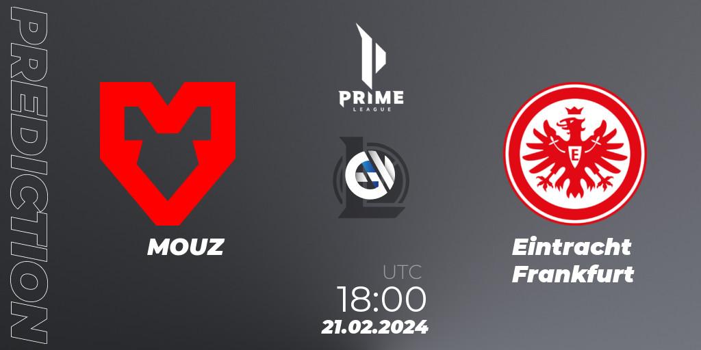 Prognoza MOUZ - Eintracht Frankfurt. 21.02.24, LoL, Prime League Spring 2024 - Group Stage
