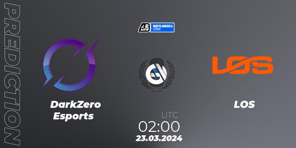 Prognoza DarkZero Esports - LOS. 22.03.24, Rainbow Six, North America League 2024 - Stage 1