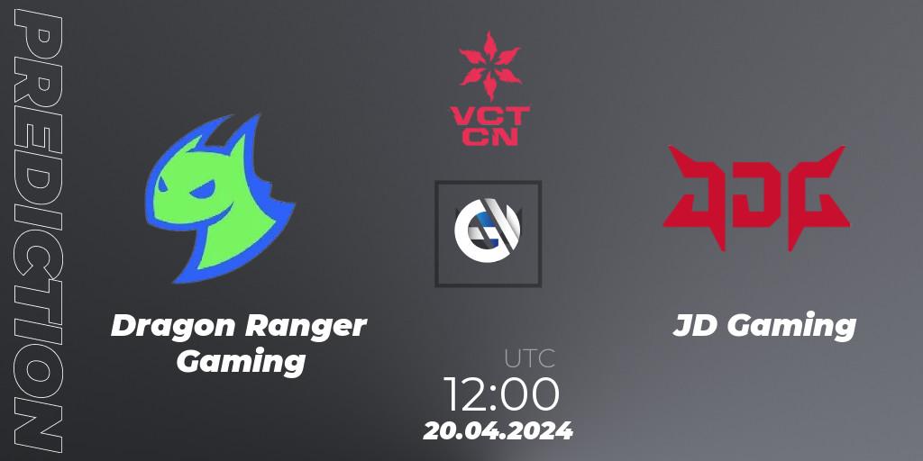 Prognoza Dragon Ranger Gaming - JD Gaming. 20.04.24, VALORANT, VALORANT Champions Tour China 2024: Stage 1 - Group Stage