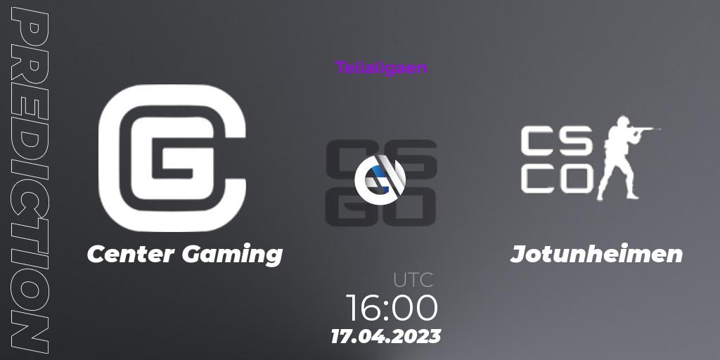 Prognoza Center Gaming - Jotunheimen. 17.04.2023 at 16:00, Counter-Strike (CS2), Telialigaen Spring 2023: Group stage
