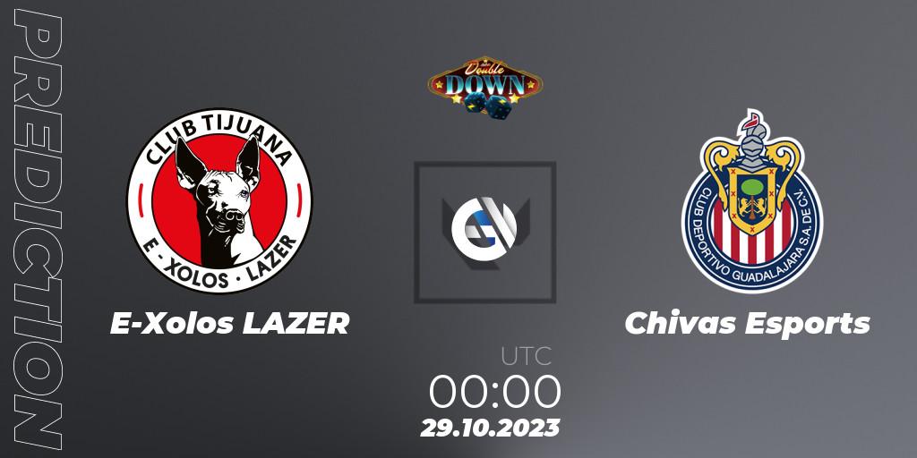 Prognoza E-Xolos LAZER - Chivas Esports. 29.10.23, VALORANT, ACE Double Down