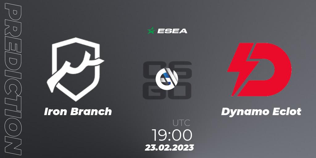 Prognoza Iron Branch - Dynamo Eclot. 03.03.2023 at 13:00, Counter-Strike (CS2), ESEA Season 44: Advanced Division - Europe