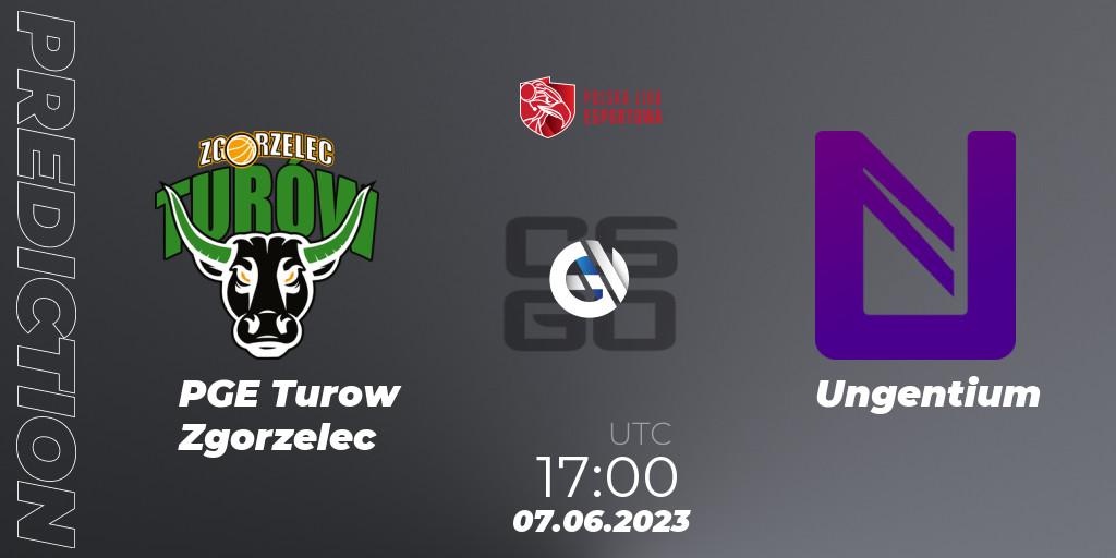 Prognoza PGE Turow Zgorzelec - Ungentium. 08.06.23, CS2 (CS:GO), Polish Esports League 2023 Split 2