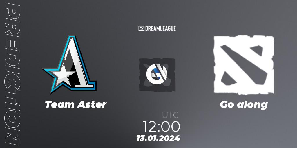 Prognoza Team Aster - Go along. 13.01.24, Dota 2, DreamLeague Season 22: China Closed Qualifier