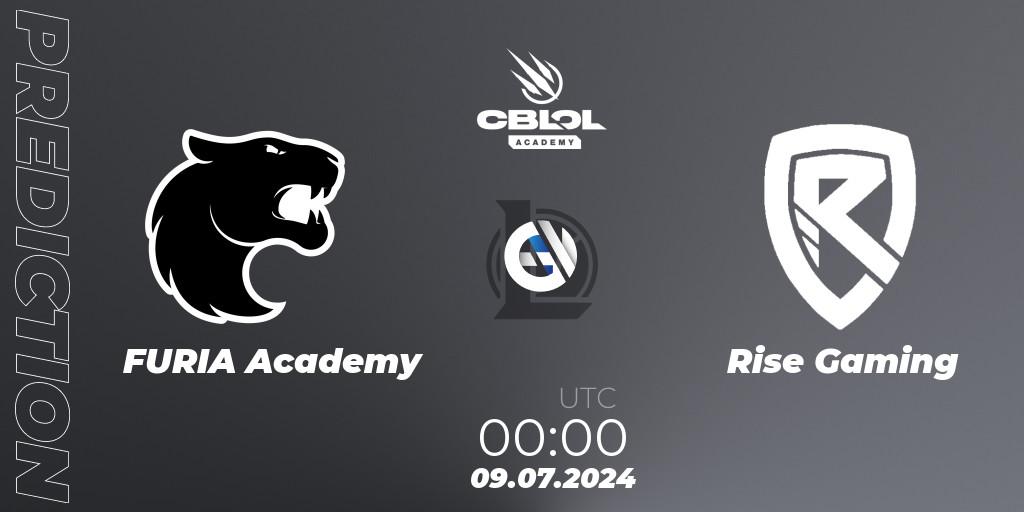 Prognoza FURIA Academy - Rise Gaming. 10.07.2024 at 00:00, LoL, CBLOL Academy 2024