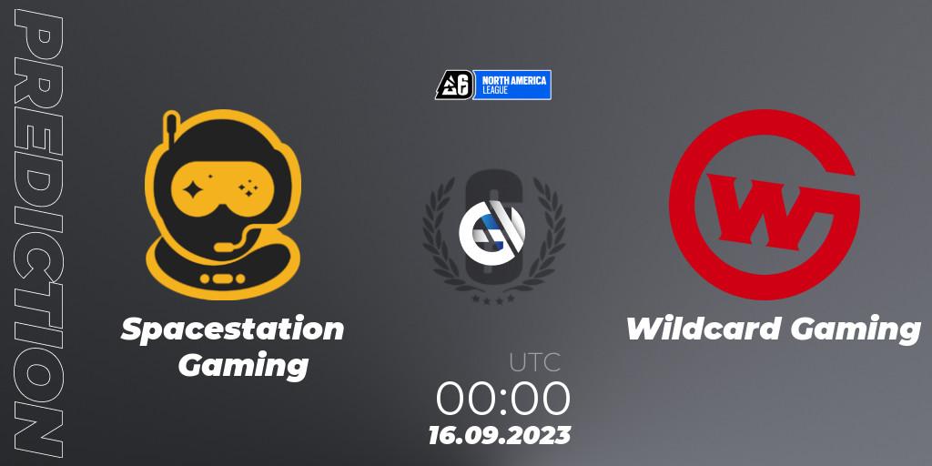 Prognoza Spacestation Gaming - Wildcard Gaming. 16.09.2023 at 00:00, Rainbow Six, North America League 2023 - Stage 2