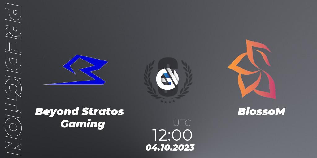 Prognoza Beyond Stratos Gaming - BlossoM. 04.10.23, Rainbow Six, South Korea League 2023 - Stage 2 - Last Chance Qualifiers
