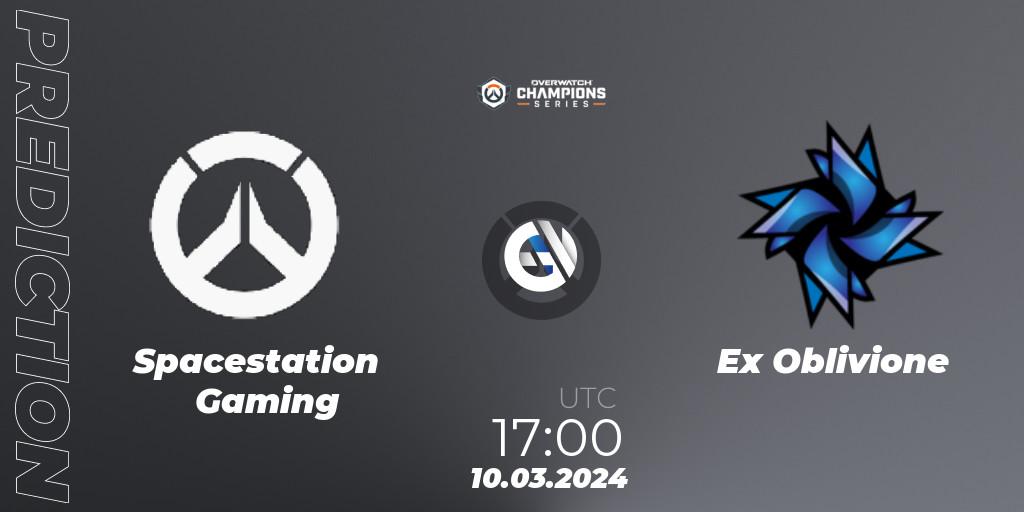 Prognoza Spacestation Gaming - Ex Oblivione. 10.03.2024 at 16:00, Overwatch, Overwatch Champions Series 2024 - EMEA Stage 1 Group Stage