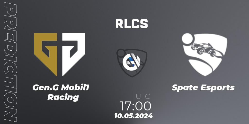 Prognoza Gen.G Mobil1 Racing - Spate Esports. 10.05.2024 at 17:00, Rocket League, RLCS 2024 - Major 2: NA Open Qualifier 5