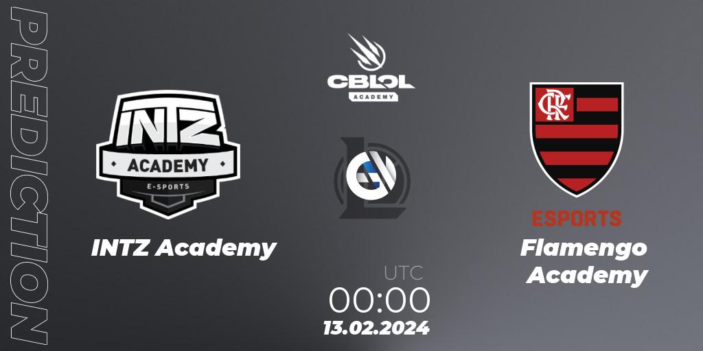 Prognoza INTZ Academy - Flamengo Academy. 13.02.2024 at 01:00, LoL, CBLOL Academy Split 1 2024