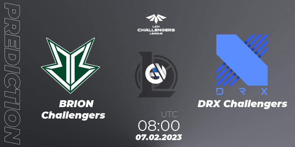 Prognoza Brion Esports Challengers - DRX Challengers. 07.02.23, LoL, LCK Challengers League 2023 Spring