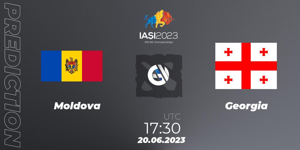 Prognoza Moldova - Georgia. 20.06.2023 at 19:24, Dota 2, IESF Europe B Qualifier 2023