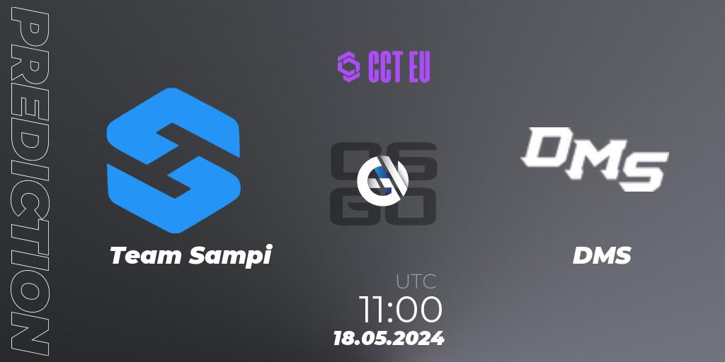 Prognoza Team Sampi - DMS. 18.05.2024 at 11:00, Counter-Strike (CS2), CCT Season 2 European Series #3