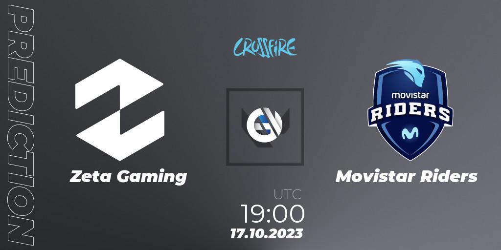 Prognoza Zeta Gaming - Movistar Riders. 17.10.2023 at 19:00, VALORANT, LVP - Crossfire Cup 2023: Contenders #2