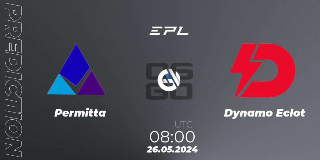 Prognoza Permitta - Dynamo Eclot. 26.05.2024 at 08:00, Counter-Strike (CS2), European Pro League Season 16