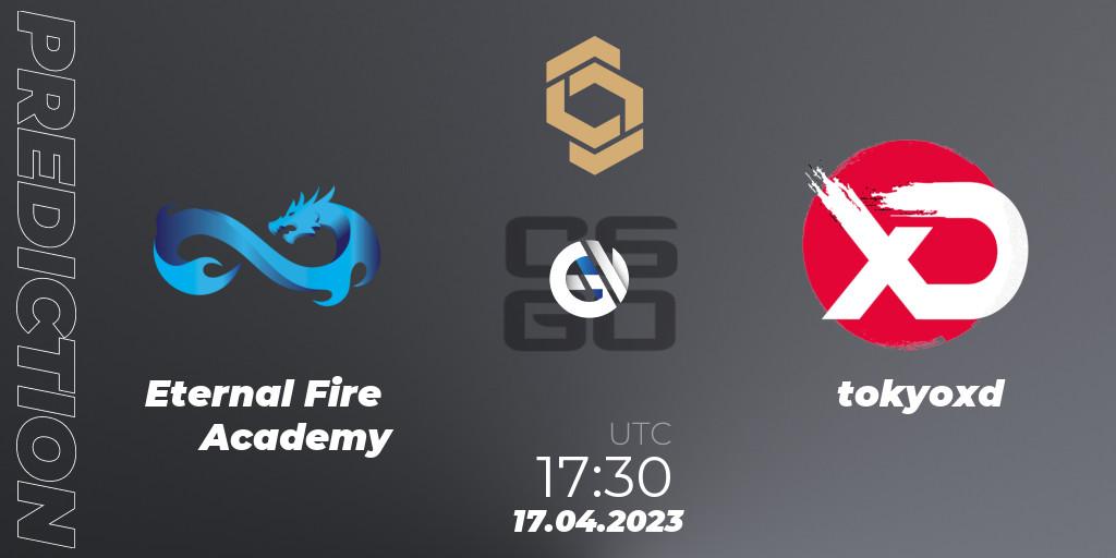 Prognoza Eternal Fire Academy - tokyoxd. 17.04.23, CS2 (CS:GO), CCT South Europe Series #4: Closed Qualifier