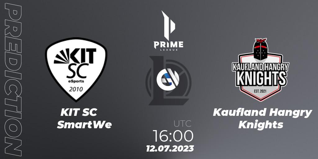 Prognoza KIT SC SmartWe - Kaufland Hangry Knights. 12.07.2023 at 16:00, LoL, Prime League 2nd Division Summer 2023