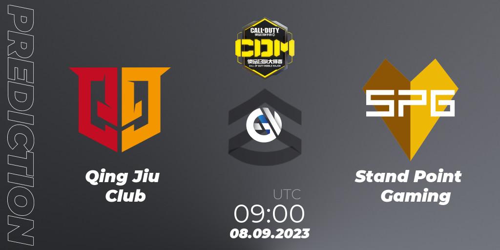 Prognoza Qing Jiu Club - Stand Point Gaming. 08.09.2023 at 09:00, Call of Duty, China Masters 2023 S6: Championship