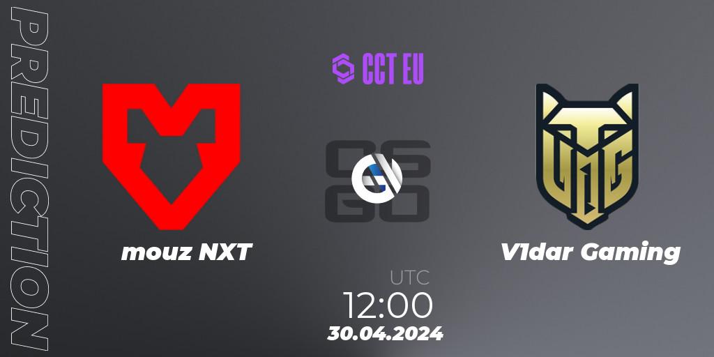 Prognoza mouz NXT - V1dar Gaming. 30.04.2024 at 12:00, Counter-Strike (CS2), CCT Season 2 Europe Series 2 