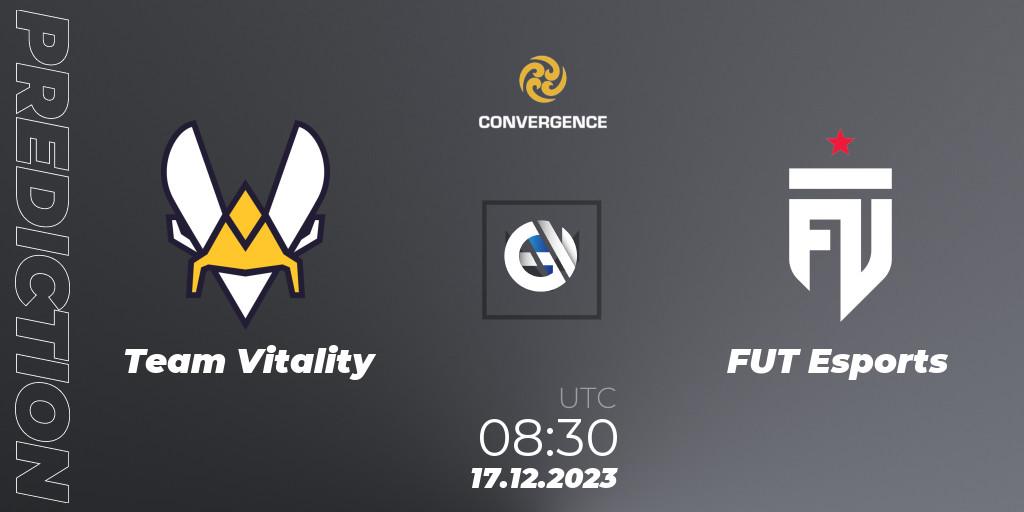 Prognoza Team Vitality - FUT Esports. 17.12.23, VALORANT, Convergence 2023