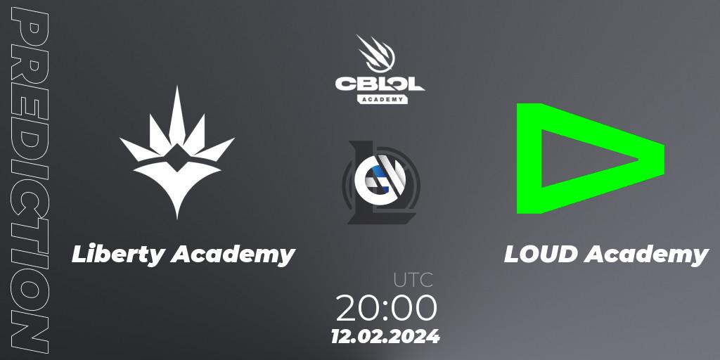 Prognoza Liberty Academy - LOUD Academy. 12.02.2024 at 21:00, LoL, CBLOL Academy Split 1 2024