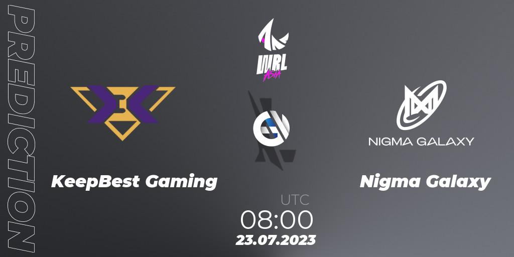 Prognoza KeepBest Gaming - Nigma Galaxy. 23.07.2023 at 08:00, Wild Rift, WRL Asia 2023 - Season 1 - Finals