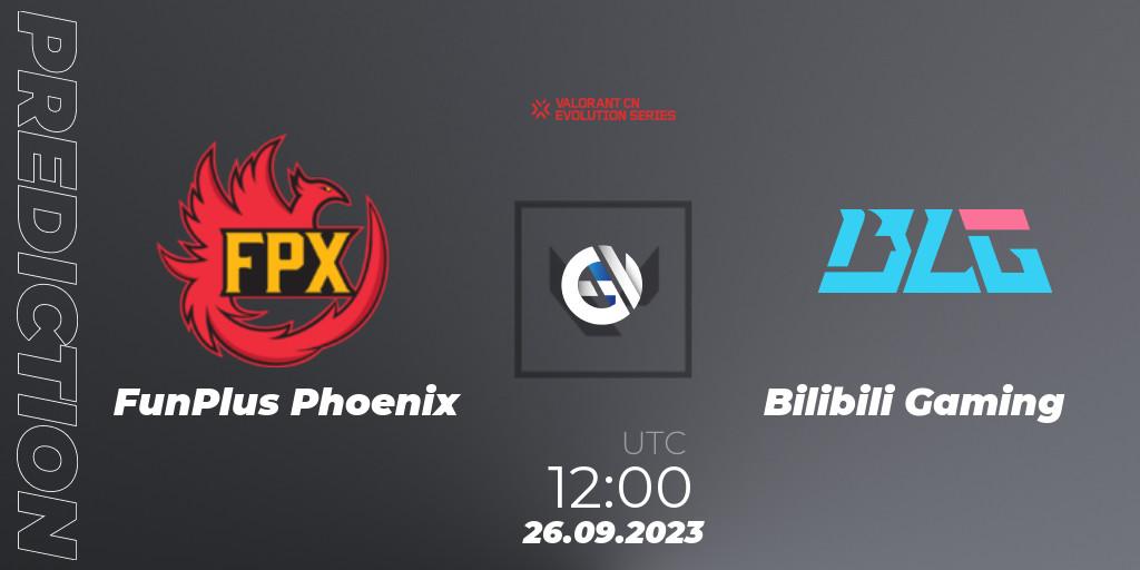 Prognoza FunPlus Phoenix - Bilibili Gaming. 26.09.2023 at 12:00, VALORANT, VALORANT China Evolution Series Act 1: Variation