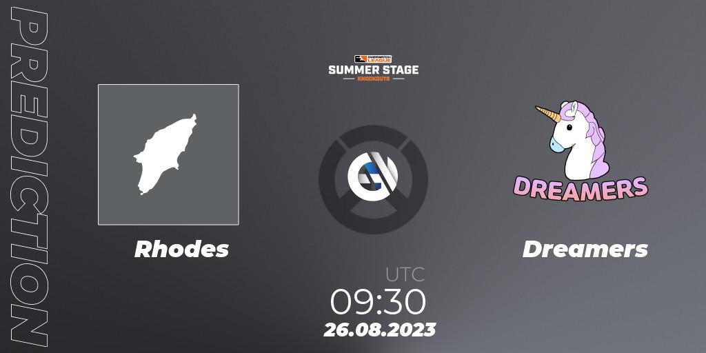 Prognoza Rhodes - Dreamers. 26.08.2023 at 09:30, Overwatch, Overwatch League 2023 - Summer Stage Knockouts