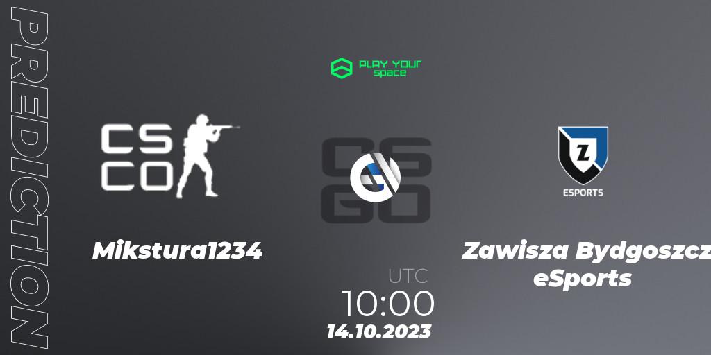 Prognoza Mikstura1234 - Zawisza Bydgoszcz eSports. 14.10.2023 at 10:00, Counter-Strike (CS2), PYspace Cash Cup Finals