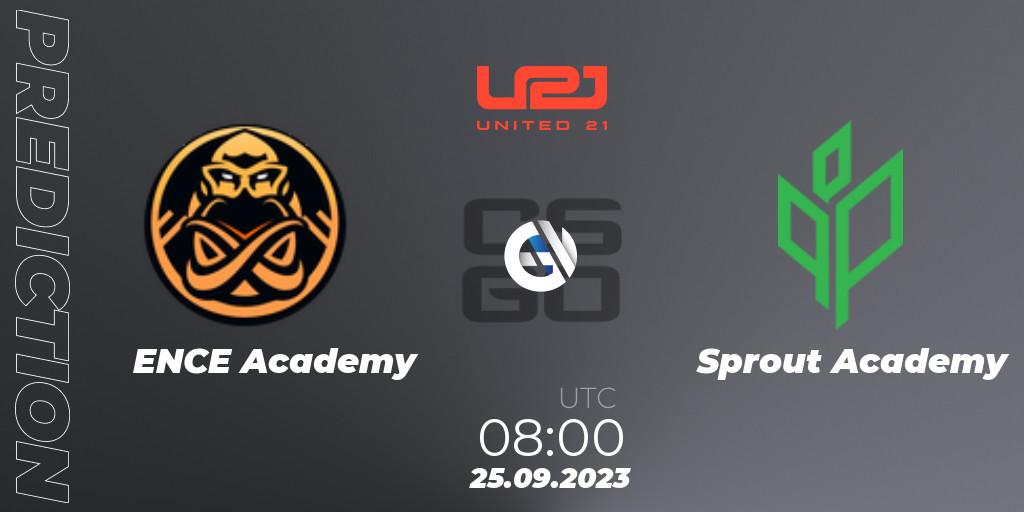 Prognoza ENCE Academy - Sprout Academy. 27.09.2023 at 11:00, Counter-Strike (CS2), United21 Season 6