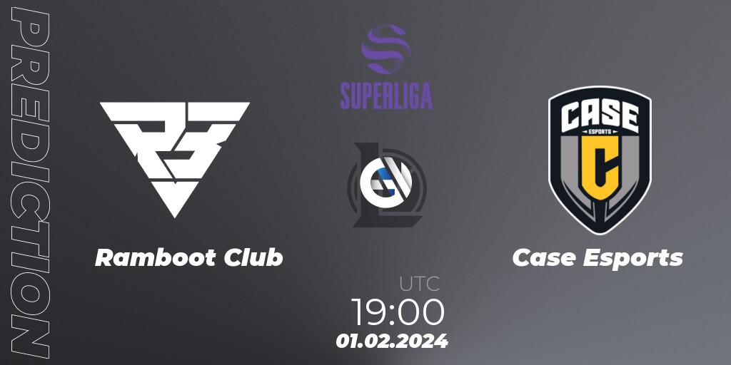 Prognoza Ramboot Club - Case Esports. 01.02.2024 at 19:00, LoL, Superliga Spring 2024 - Group Stage