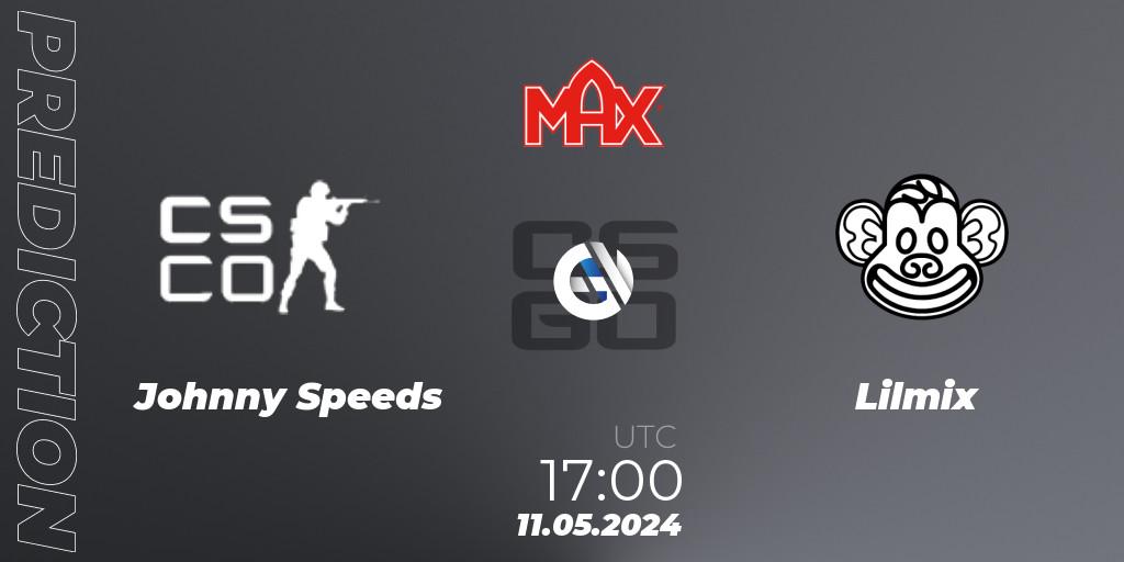 Prognoza Johnny Speeds - Lilmix. 11.05.2024 at 17:00, Counter-Strike (CS2), MAX Skills Tournament