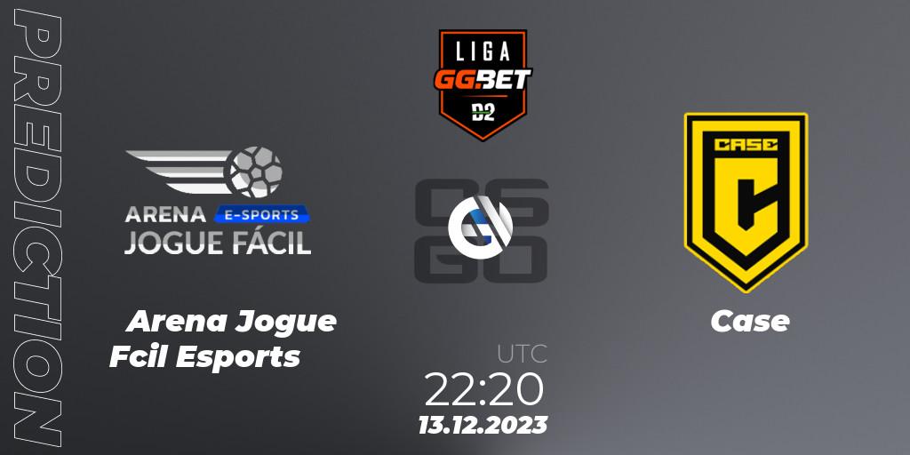 Prognoza Arena Jogue Fácil Esports - Case. 13.12.2023 at 22:20, Counter-Strike (CS2), Dust2 Brasil Liga Season 2