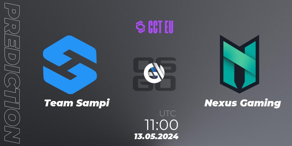 Prognoza Team Sampi - Nexus Gaming. 13.05.2024 at 11:00, Counter-Strike (CS2), CCT Season 2 European Series #3