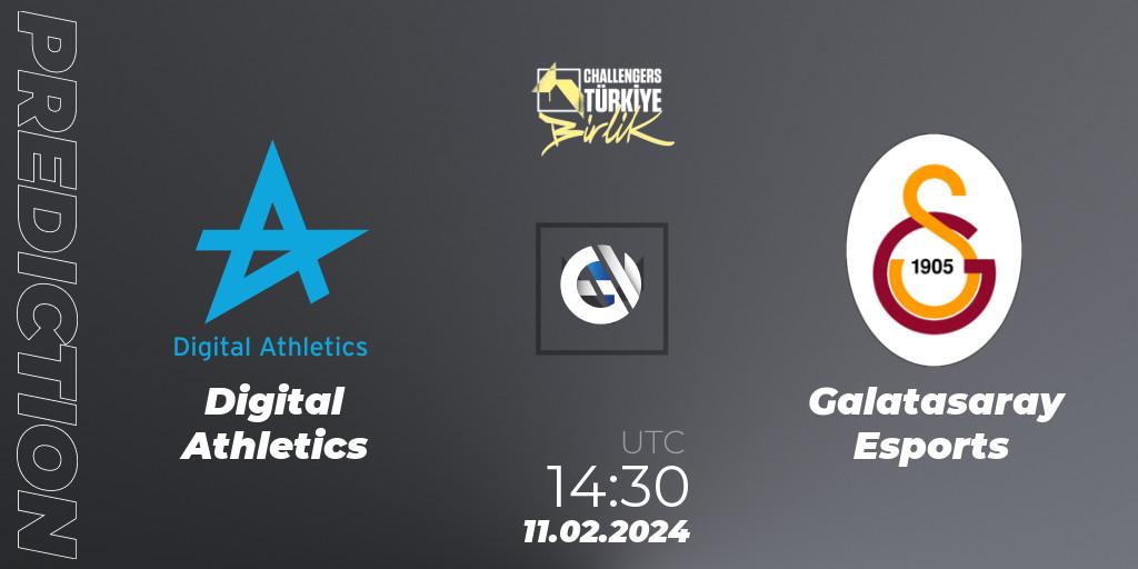 Prognoza Digital Athletics - Galatasaray Esports. 11.02.24, VALORANT, VALORANT Challengers 2024 Turkey: Birlik Split 1