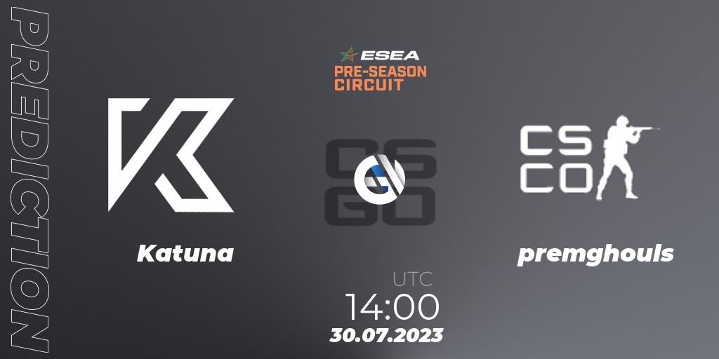 Prognoza Katuna - premghouls. 30.07.23, CS2 (CS:GO), ESEA Pre-Season Circuit 2023: European Final