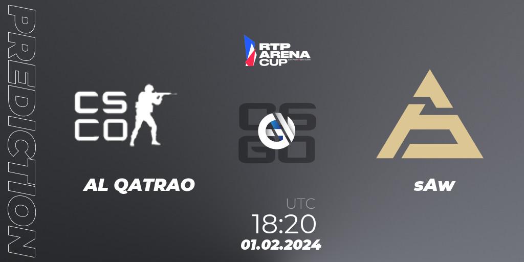 Prognoza AL QATRAO - sAw. 01.02.2024 at 18:20, Counter-Strike (CS2), RTP Arena Cup 2024