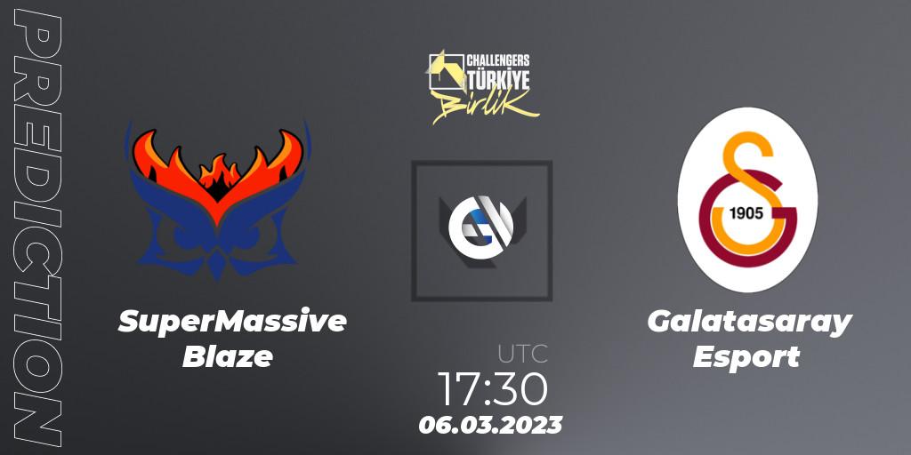 Prognoza SuperMassive Blaze - Galatasaray Esport. 06.03.23, VALORANT, VALORANT Challengers 2023 Turkey: Birlik Split 1