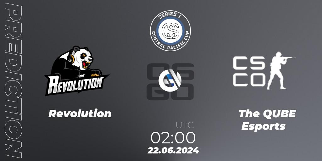 Prognoza Revolution - The QUBE Esports. 22.06.2024 at 02:00, Counter-Strike (CS2), Central Pacific Cup: Series 1