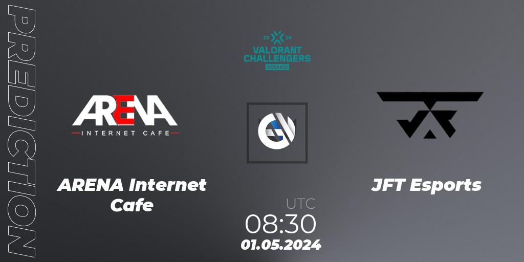 Prognoza ARENA Internet Cafe - JFT Esports. 01.05.2024 at 08:30, VALORANT, VALORANT Challengers 2024 Oceania: Split 1